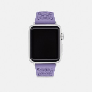 Coach Apple Watch® Strap 38 Mm And 40 Mm Violet | 560-UDENLP