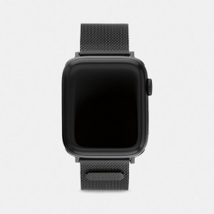 Coach Apple Watch® Strap 42 Mm And 44 Mm Black | 365-VWFUOA