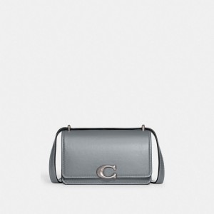 Coach Bandit Crossbody Bag Leather/Silver/Grey Blue | 548-HIXMDO