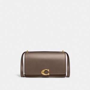 Coach Bandit Shoulder Bag Brass/Dark Stone | 485-GVFZUW