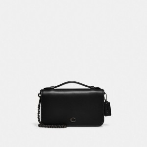 Coach Bea Crossbody Bag Pewter/Black | 836-AMOZHV