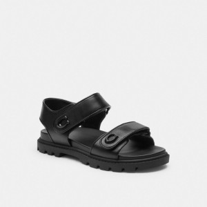 Coach Brynn Sandal Black | 384-XABQCP