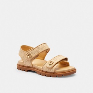 Coach Brynn Sandal Natural | 584-YGCMUH