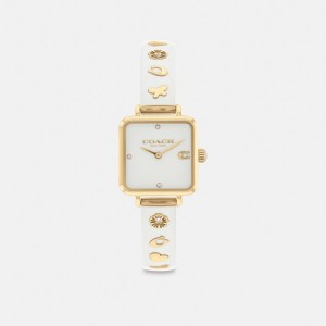 Coach Cass Watch 22 Mm Chalk | 957-VCARDF