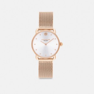 Coach Elliot Watch 28 Mm Rose Gold | 470-ZMESLC