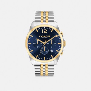 Coach Greyson Watch 43 Mm Two Tone | 071-IPKSJO