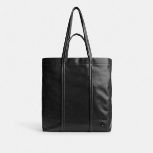 Coach Hall Tote Bag Black | 206-ELZJVG