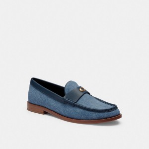 Coach Jolene Loafer Indigo Denim | 084-ZGVQHL