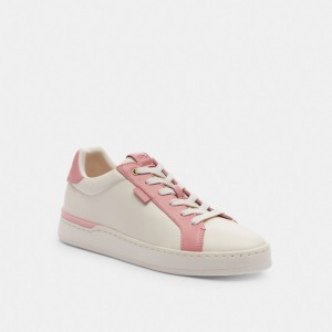 Coach Lowline Low Top Sneaker Bubblegum | 937-XNTVQM