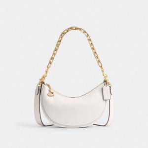 Coach Mira Shoulder Bag Brass/Chalk | 513-HPZXTL