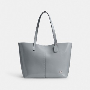 Coach North Tote 32 Silver/Grey Blue | 769-GYPZDV