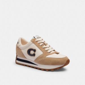 Coach Runner Sneaker Chalk/Midnight Navy | 629-VUXLTB