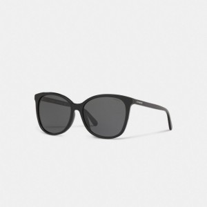 Coach Signature Workmark Square Sunglasses Black | 469-IUHFJR