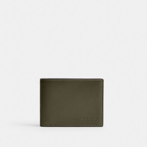 Coach Slim Billfold Wallet Army Green | 297-CHOTWP