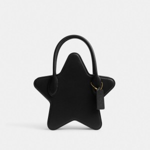 Coach Star Bag In Regenerative Leather Brass/Black | 572-SUPADW