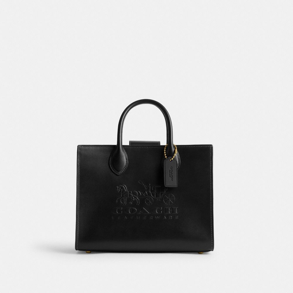 Coach Ace Tote 26 Brass/Black | 052-LGTEWX