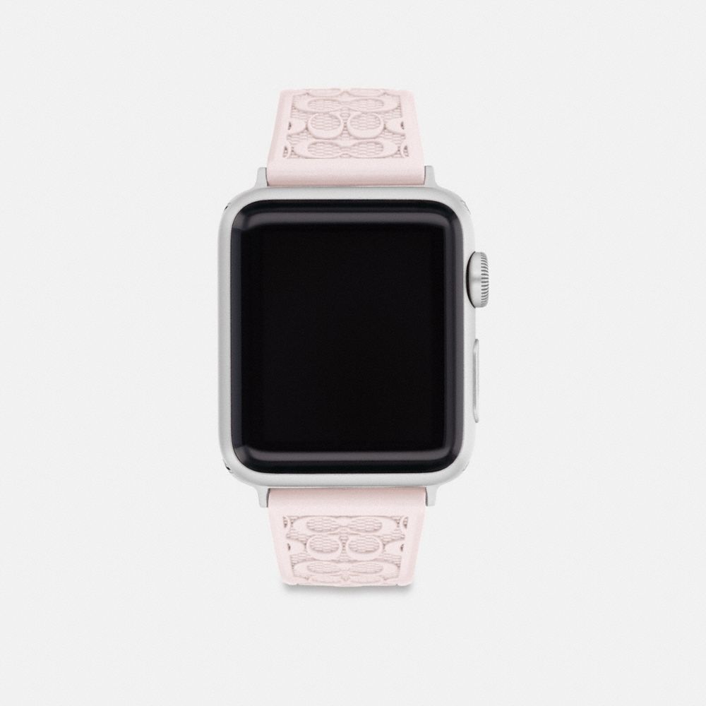 Coach Apple Watch® Strap 38 Mm 40 Mm And 41 Mm Pearlized Pink | 813-CMEAOL