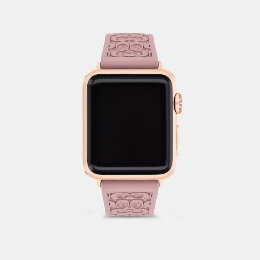 Coach Apple Watch® Strap 38 Mm And 40 Mm Blush | 102-OQYIKH