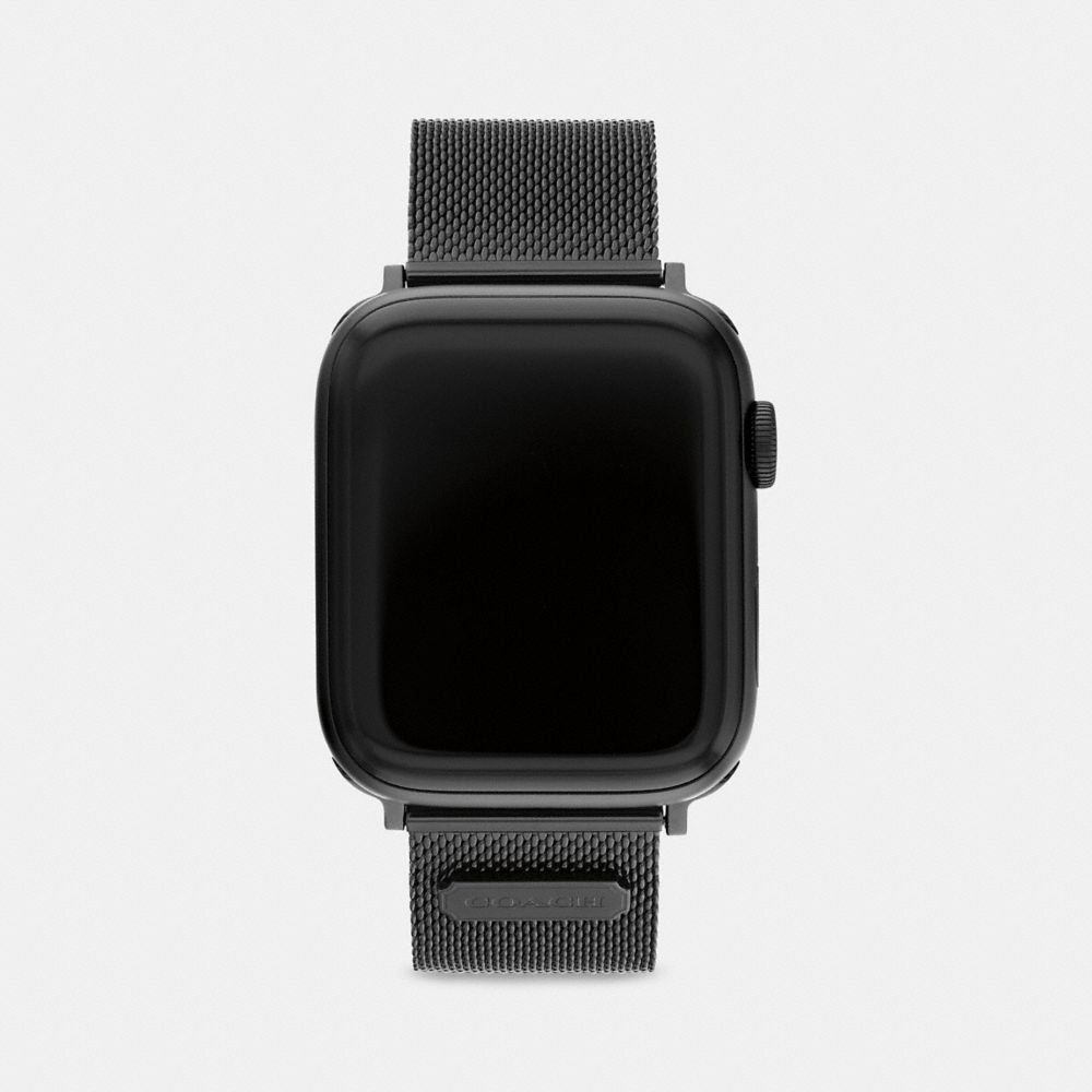 Coach Apple Watch® Strap 42 Mm And 44 Mm Black | 206-KBRJYU