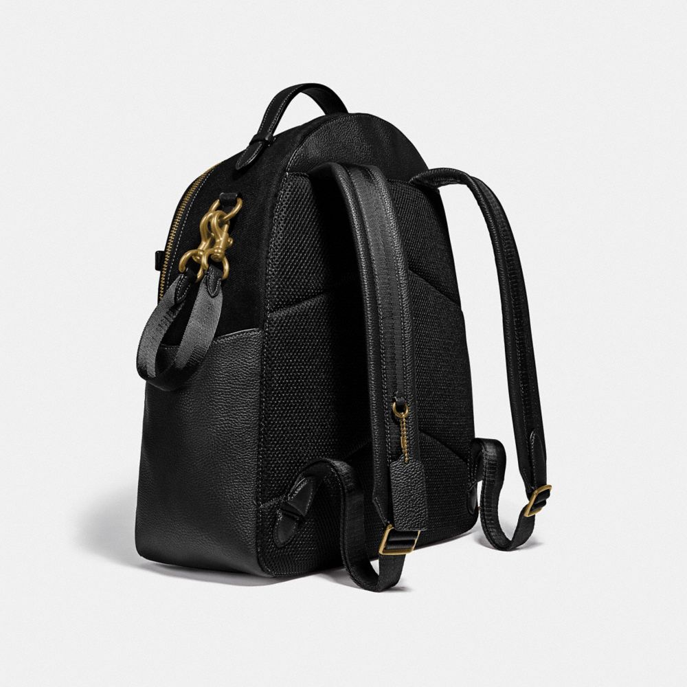 Coach Baby Backpack Brass/Black | 406-DHJOPT