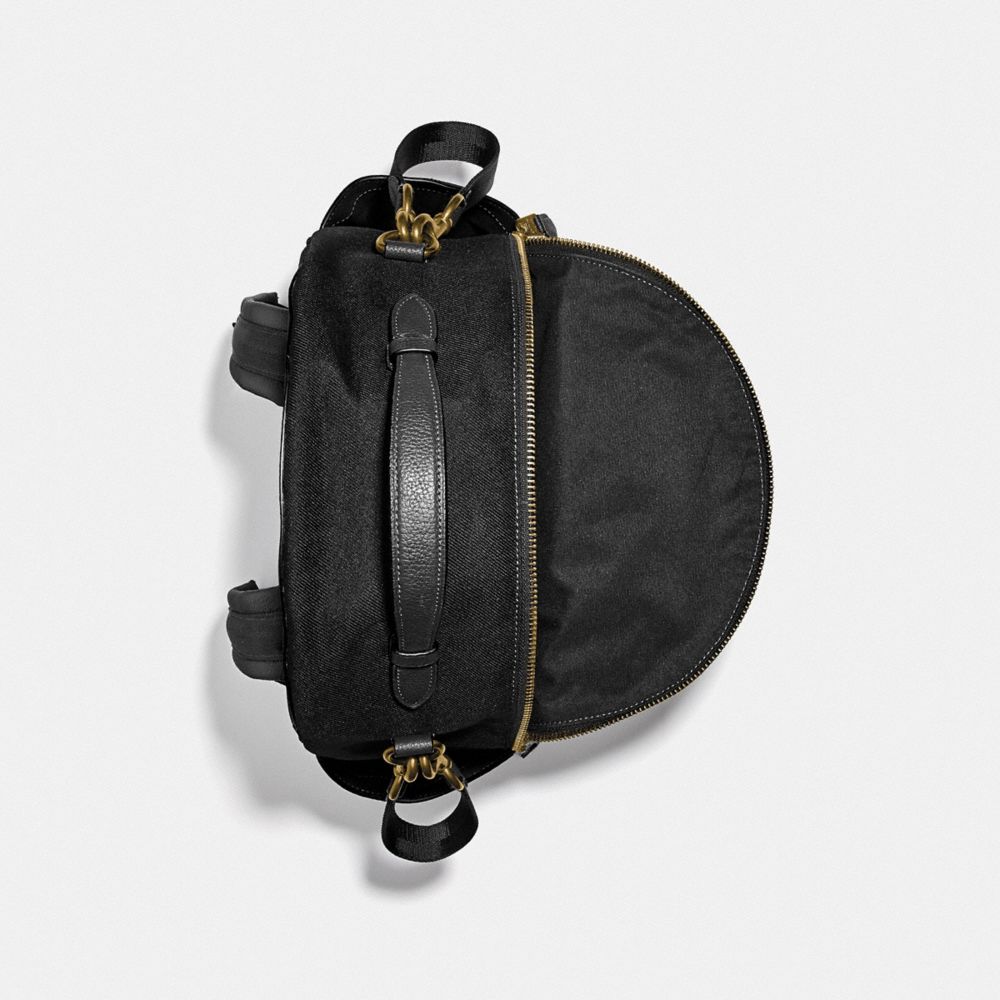 Coach Baby Backpack Brass/Black | 406-DHJOPT