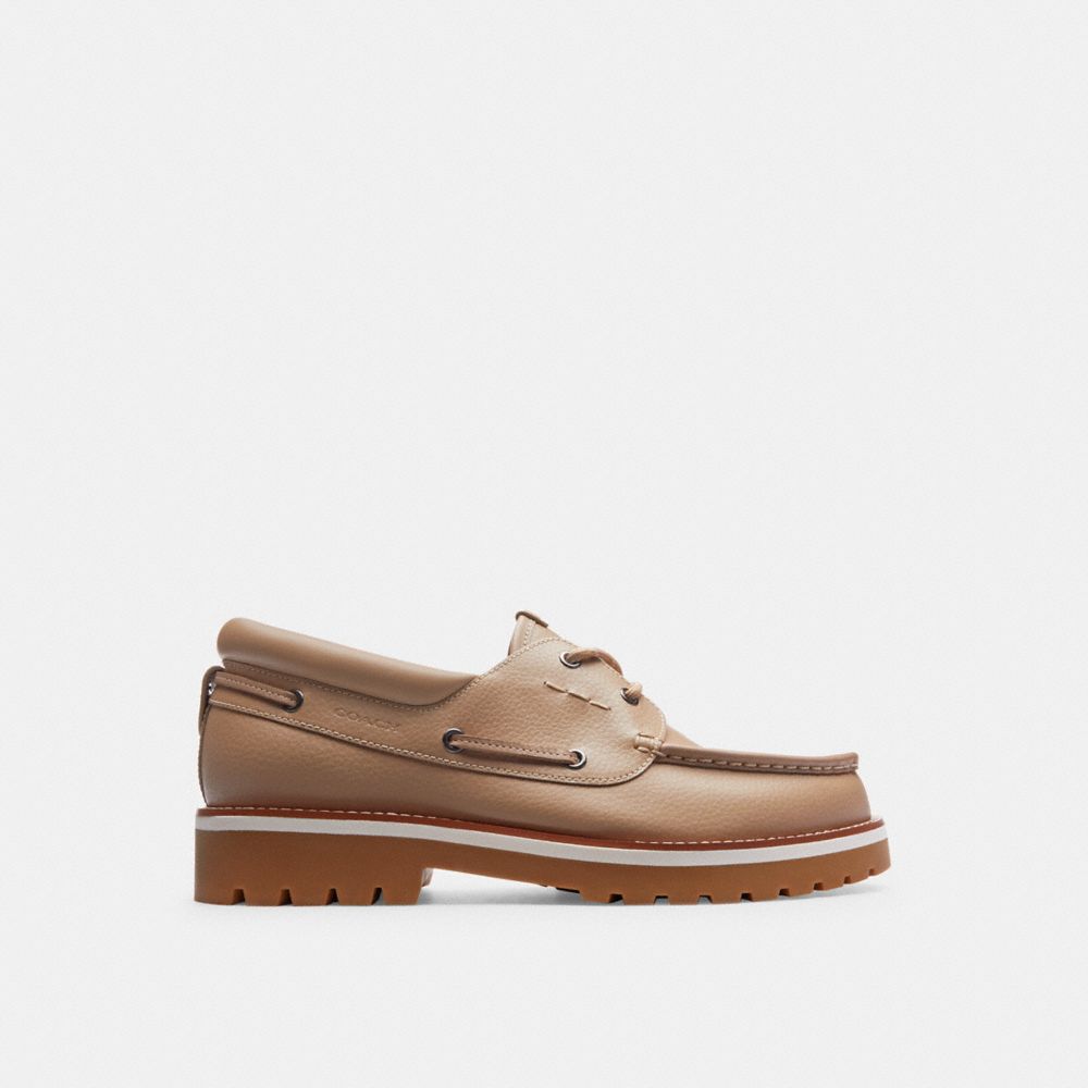 Coach Benson Boat Shoe Taupe | 089-IHVZFT