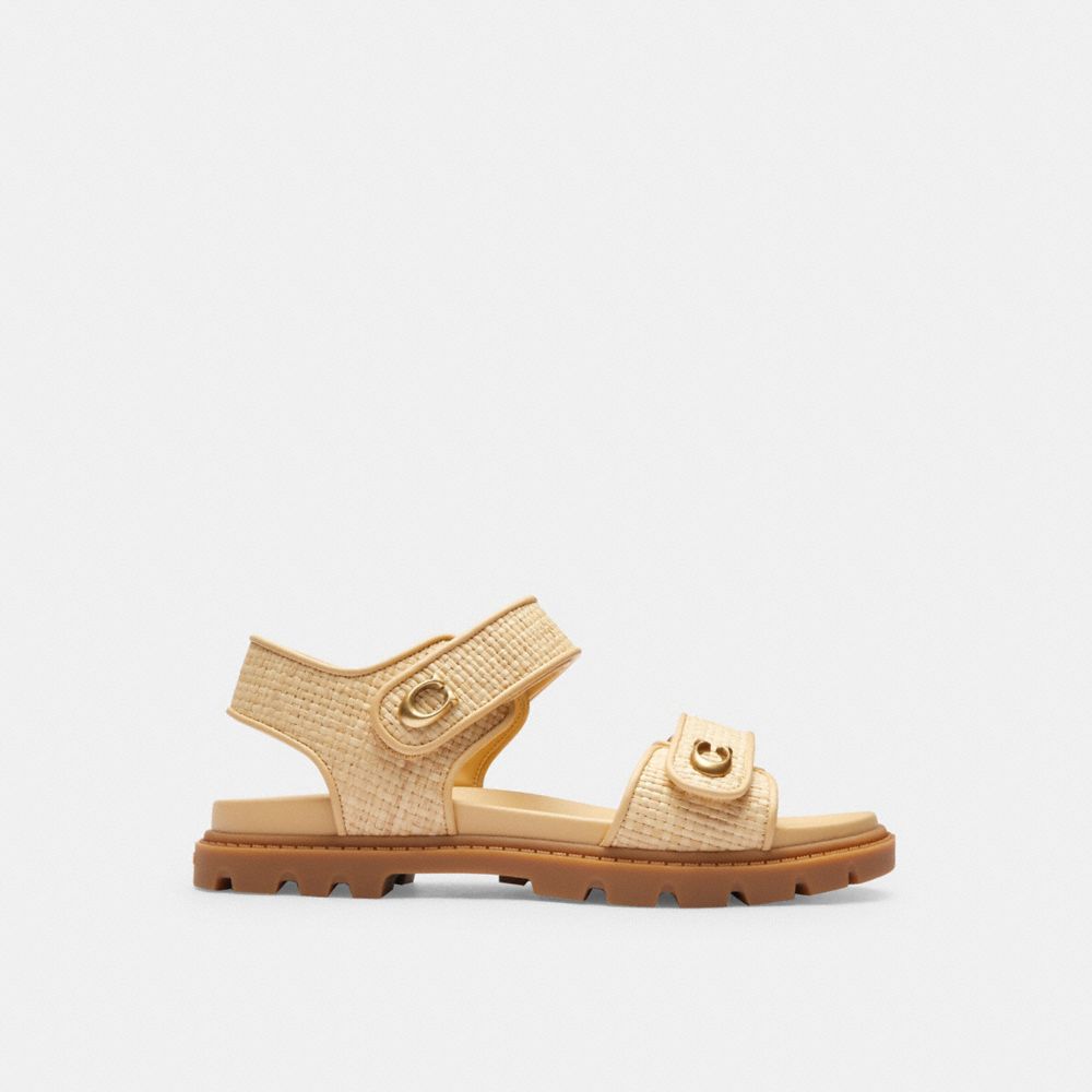 Coach Brynn Sandal Natural | 584-YGCMUH