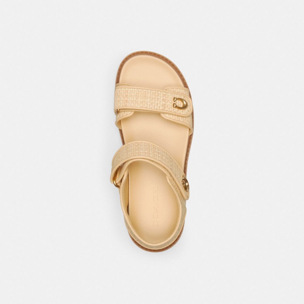 Coach Brynn Sandal Natural | 584-YGCMUH