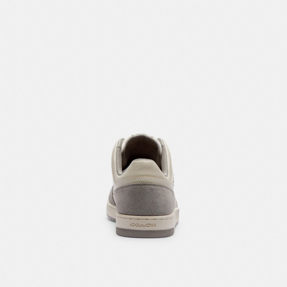 Coach C201 Low Top Sneaker Chalk/Dove Grey | 458-YTSWUL