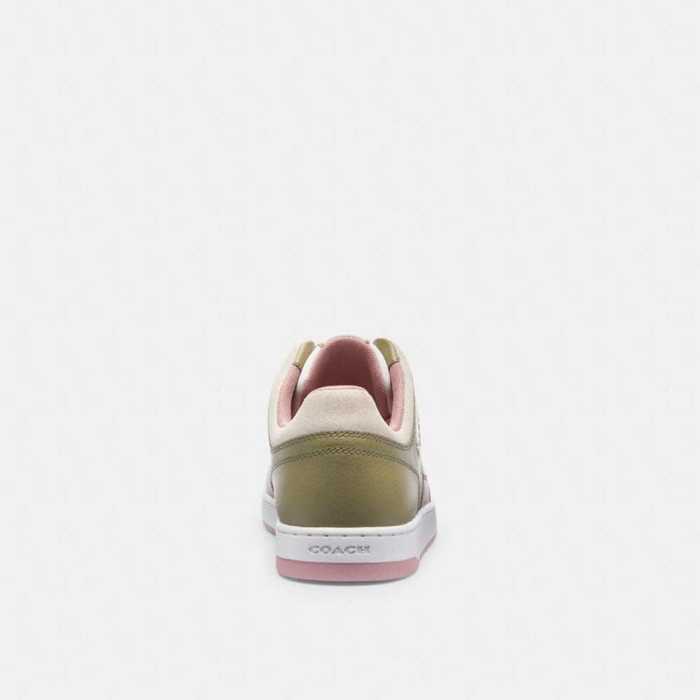 Coach C201 Low Top Sneaker Moss/Light Rose | 291-OLIDQT