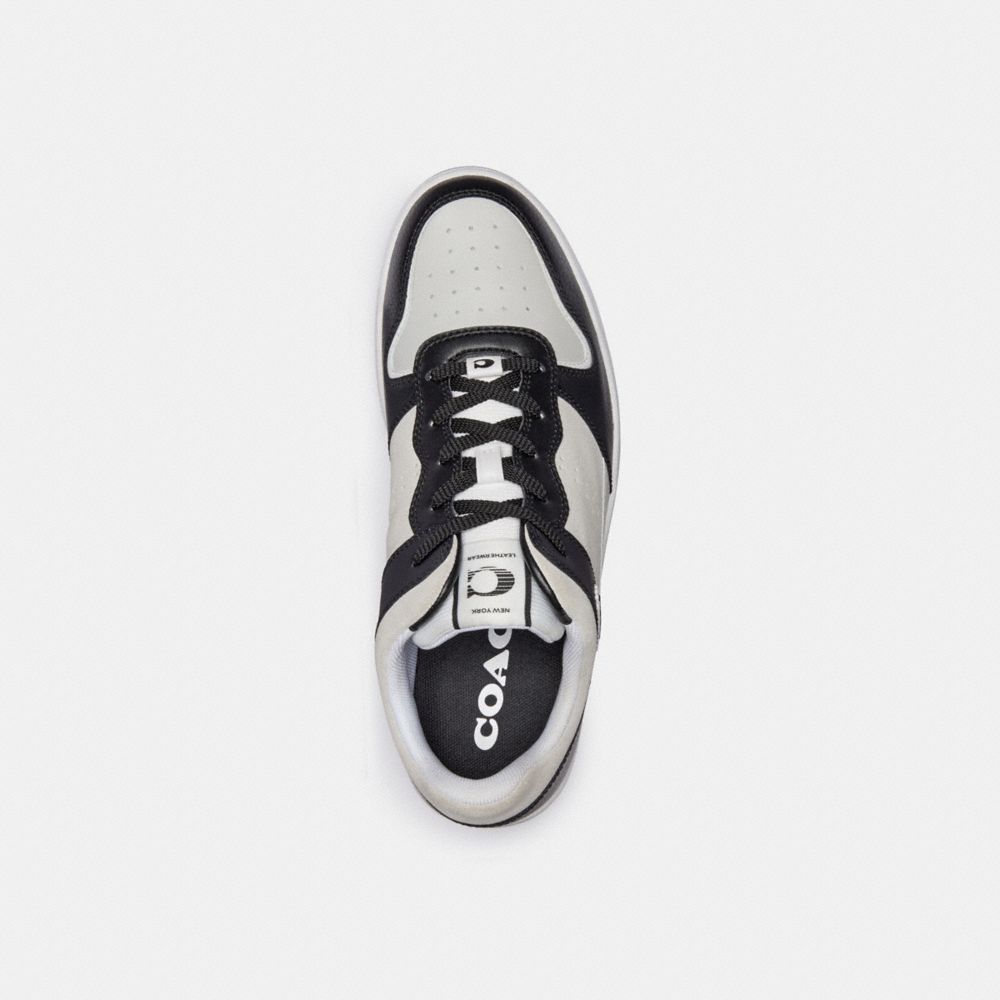 Coach C201 Sneaker Black/Light Grey | 728-OXFVDZ