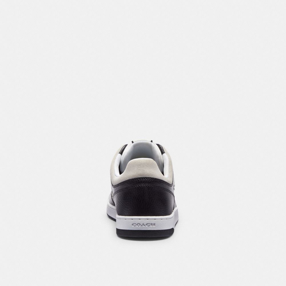 Coach C201 Sneaker Black/Light Grey | 728-OXFVDZ