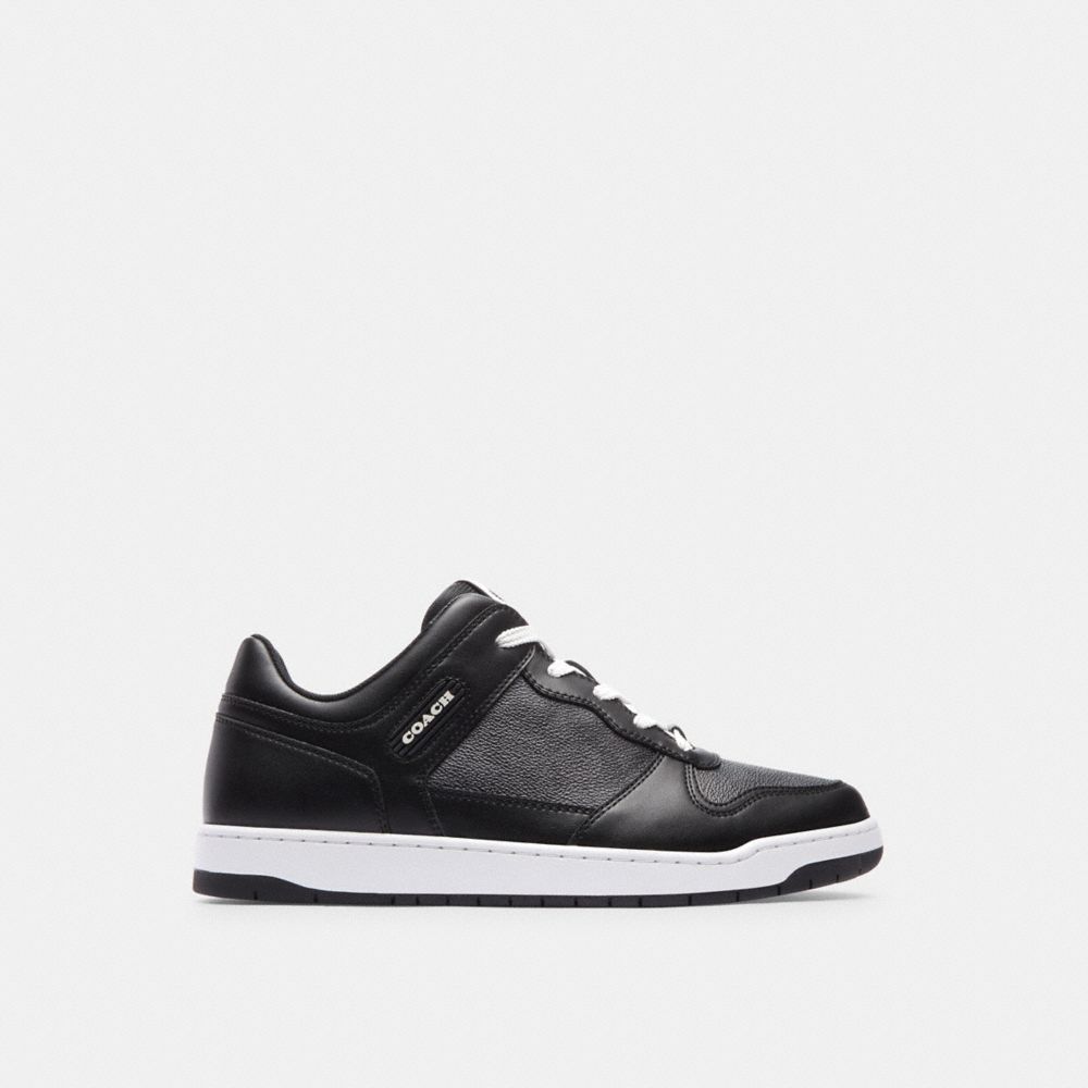 Coach C201 Sneaker In Signature Canvas Black | 793-GPFBER