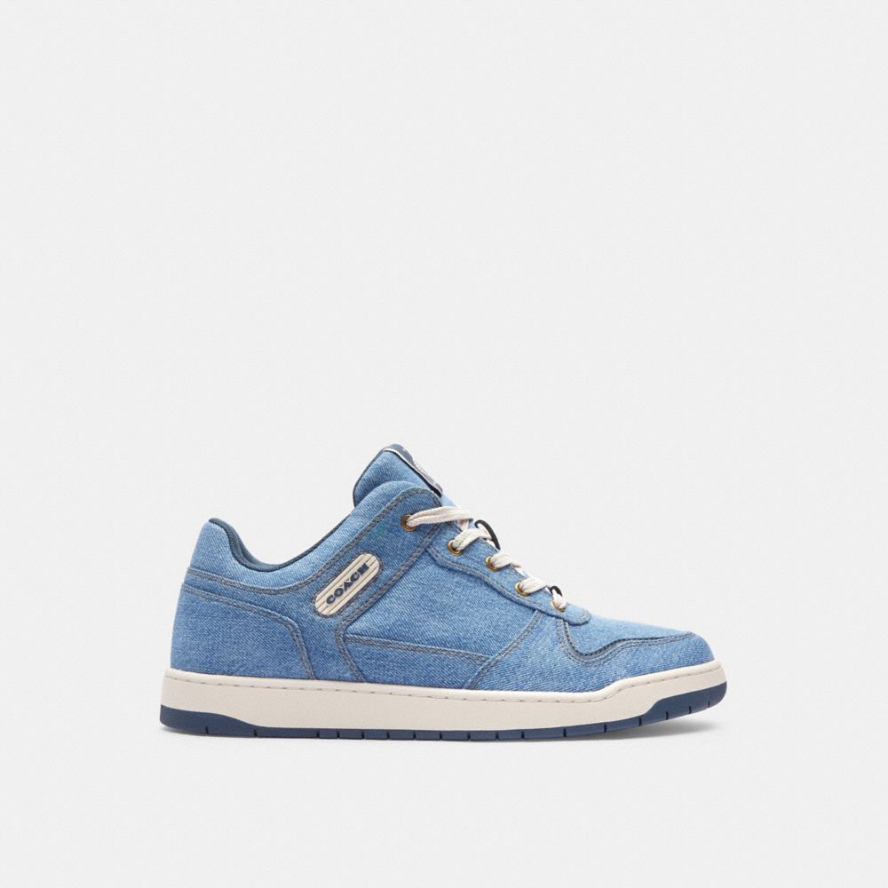 Coach C201 Sneaker Indigo Denim | 758-IWMDOL