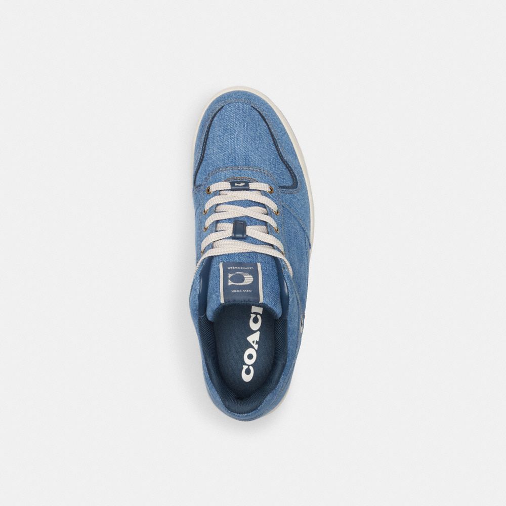 Coach C201 Sneaker Indigo Denim | 758-IWMDOL