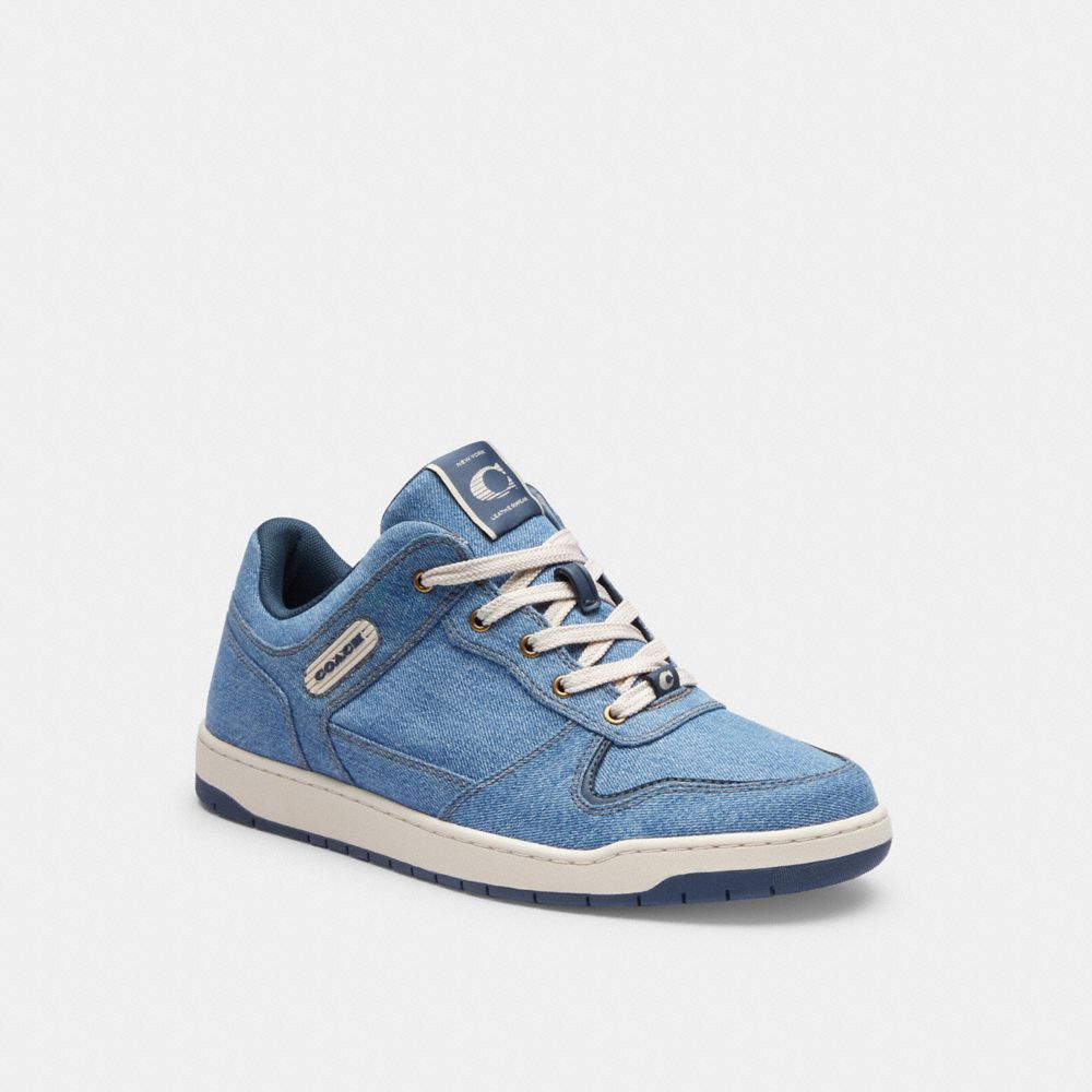 Coach C201 Sneaker Indigo Denim | 758-IWMDOL