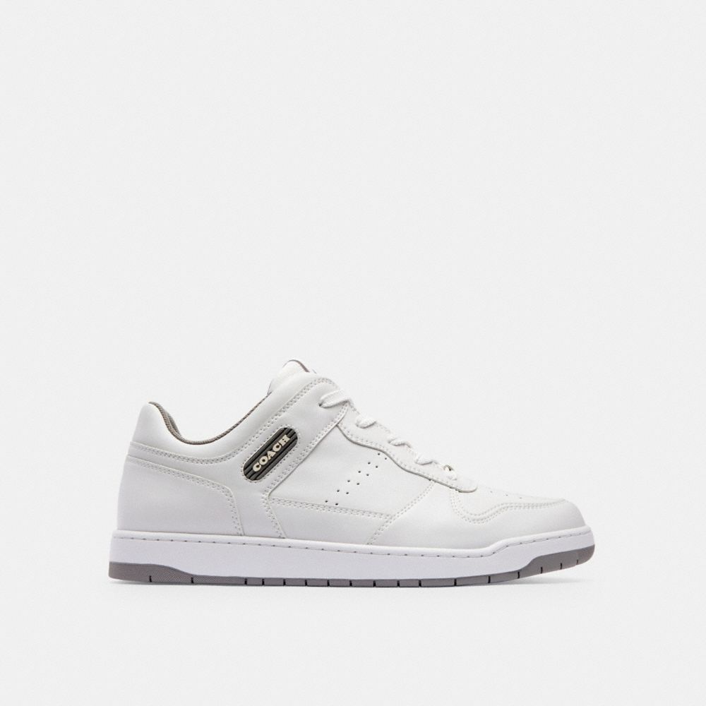 Coach C201 Sneaker Optic White/Heather Grey | 641-UHXIPL