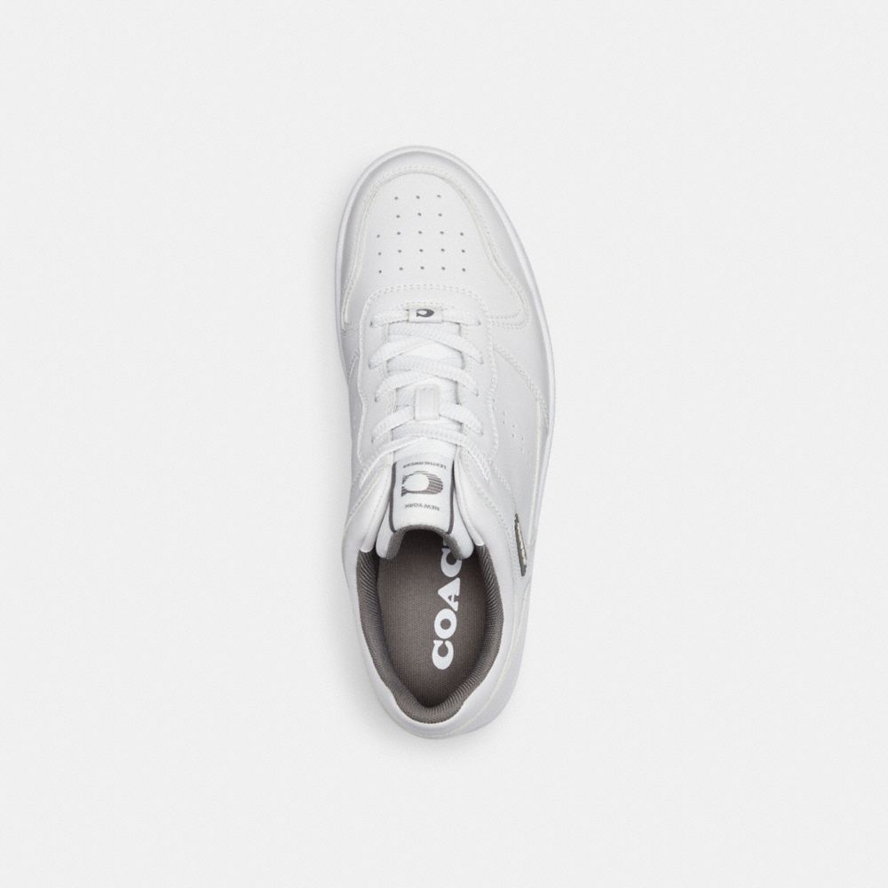 Coach C201 Sneaker Optic White/Heather Grey | 641-UHXIPL