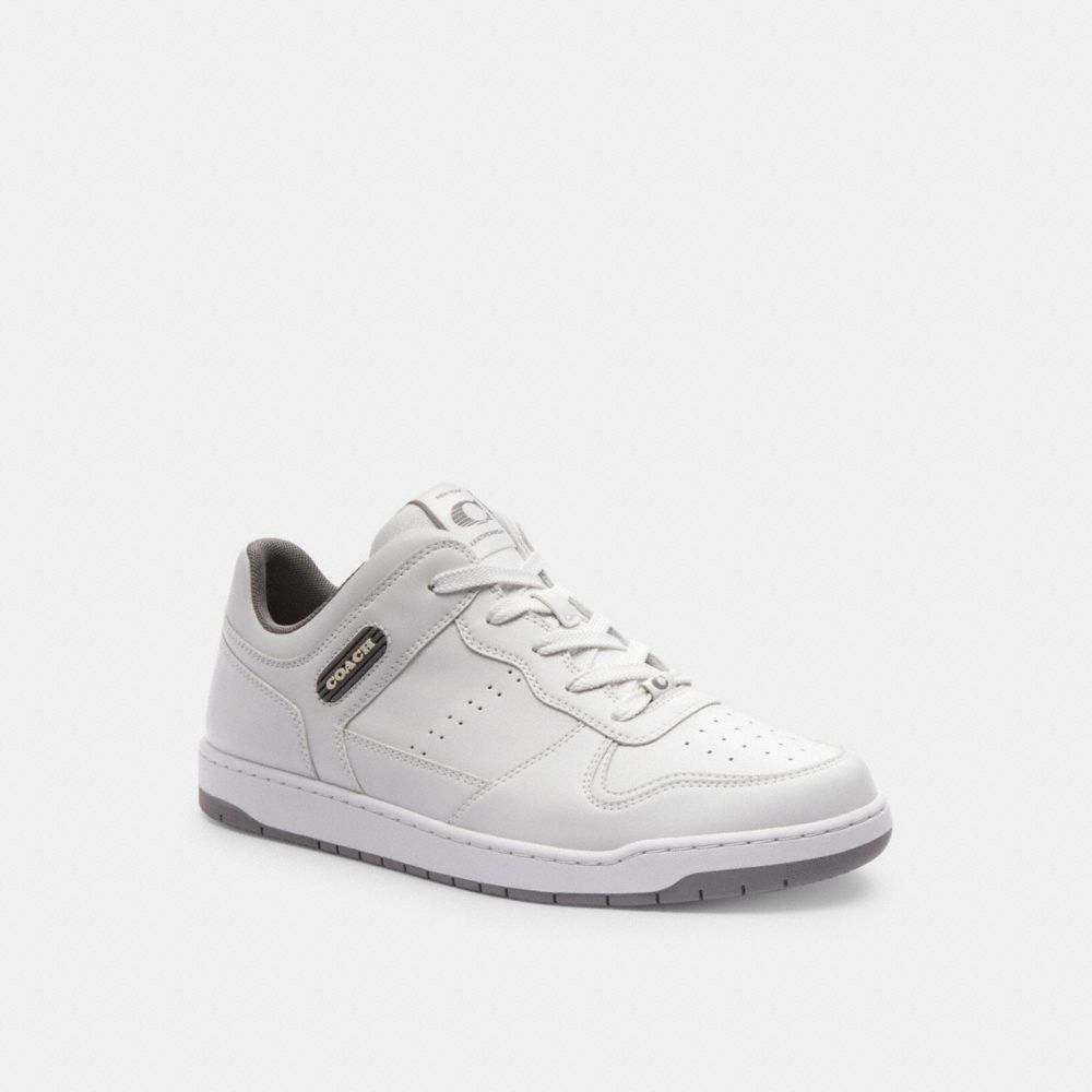 Coach C201 Sneaker Optic White/Heather Grey | 641-UHXIPL