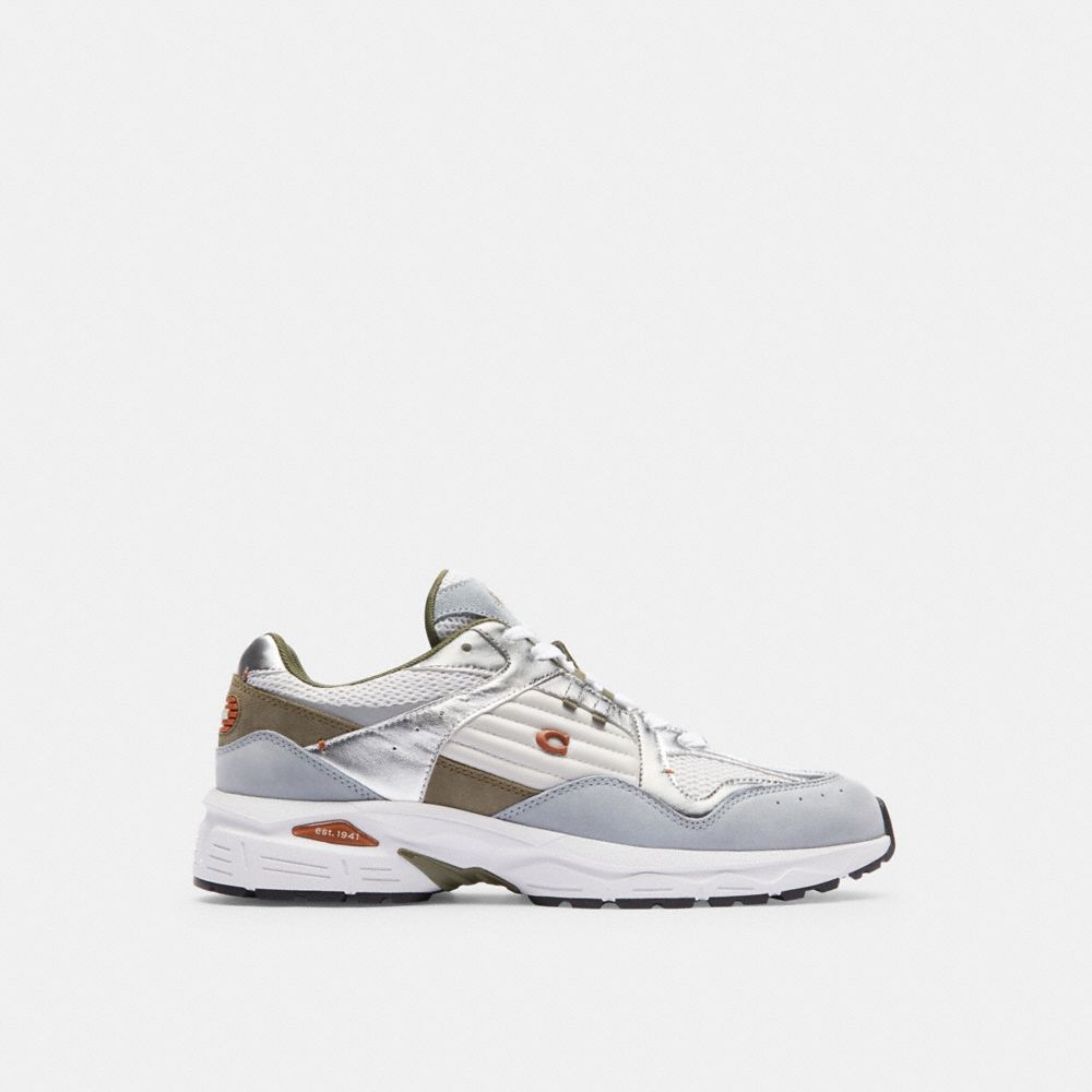 Coach C301 Sneaker Optic White/Grey | 861-MCWAIS