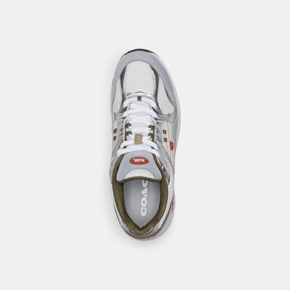 Coach C301 Sneaker Optic White/Grey | 861-MCWAIS