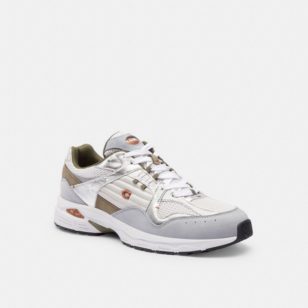 Coach C301 Sneaker Optic White/Grey | 861-MCWAIS