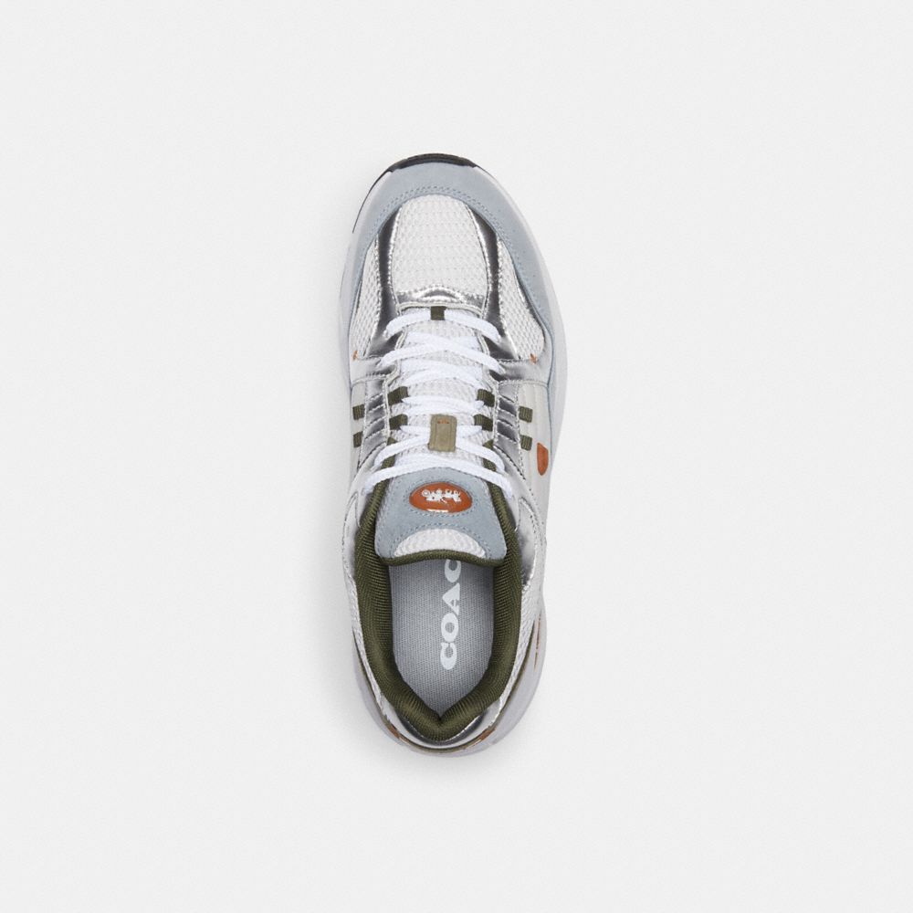 Coach C301 Sneaker Optic White/Grey | 970-AKJWDM