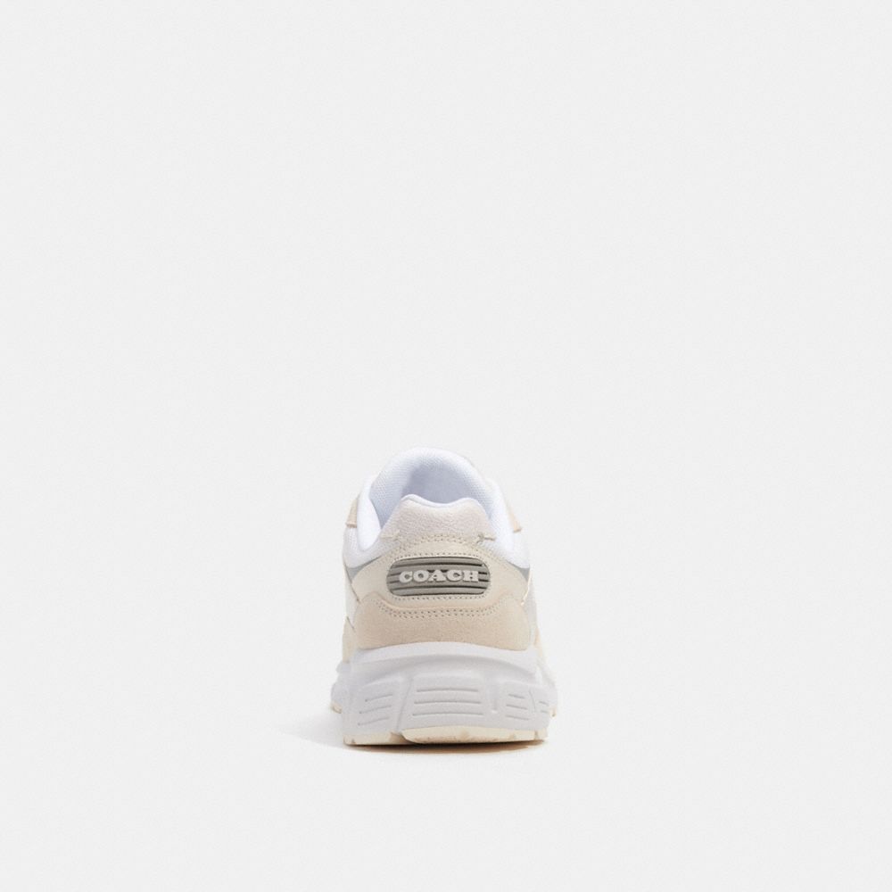 Coach C301 Sneaker With Signature Canvas Chalk/ Optic White | 813-AFEKLX