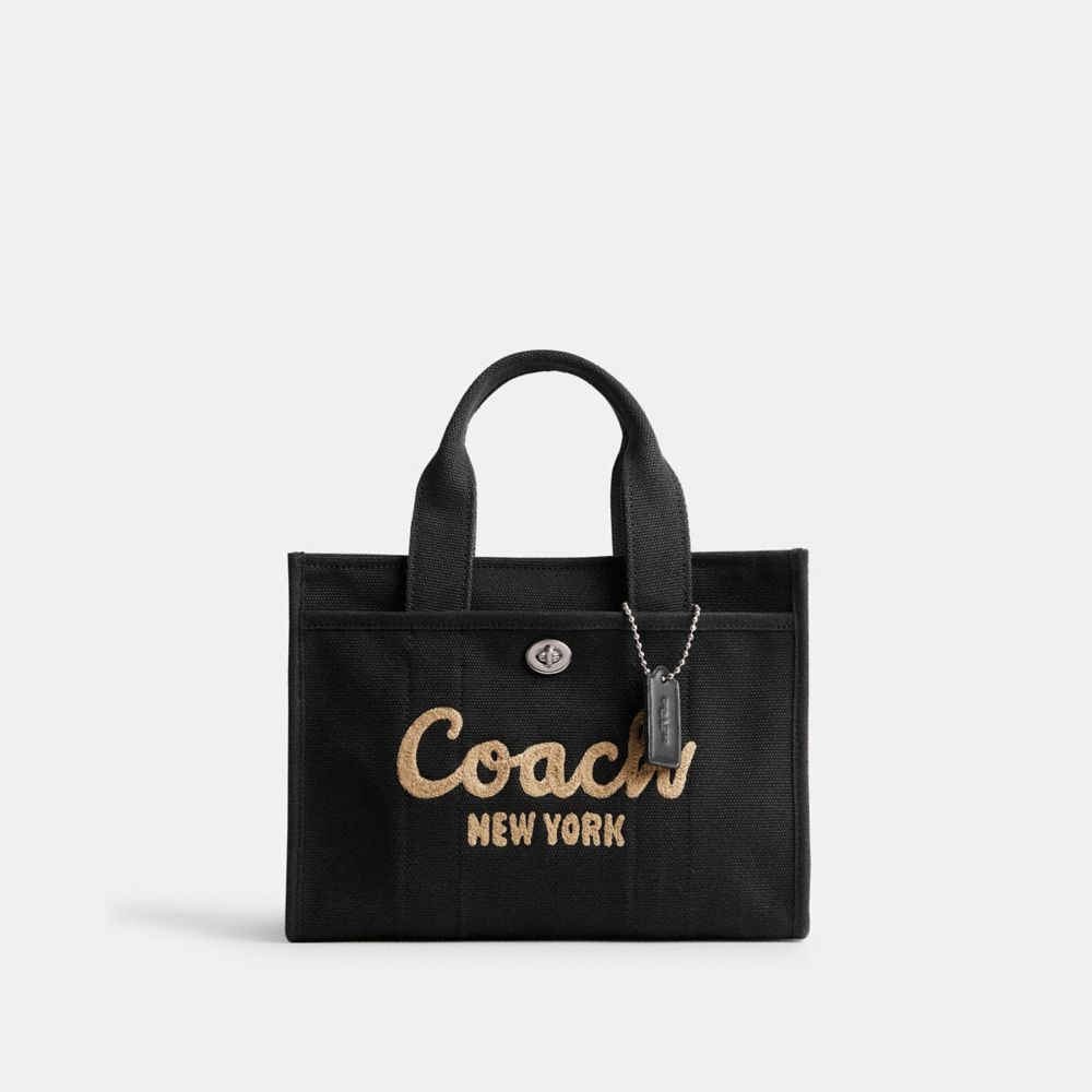 Coach Cargo Tote Bag 26 Silver/Black | 380-DOMRCT