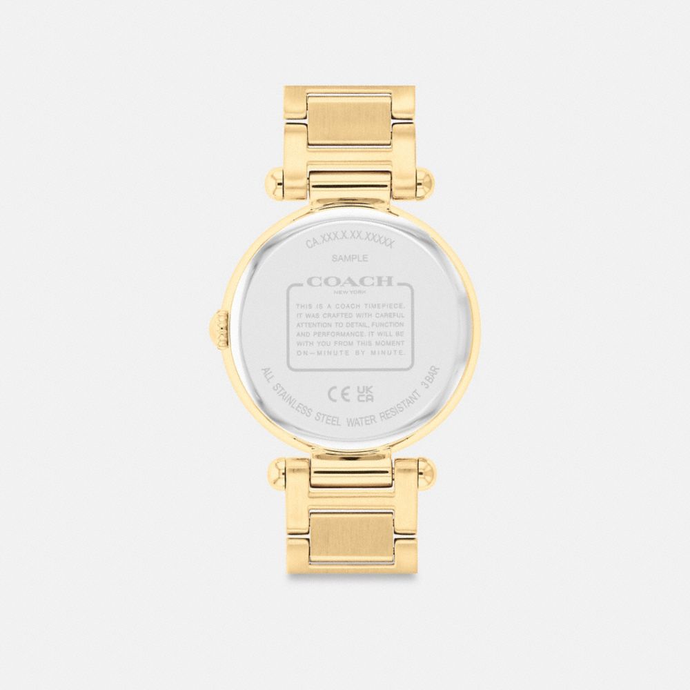 Coach Cary Watch 34 Mm Gold | 206-JPSGTZ