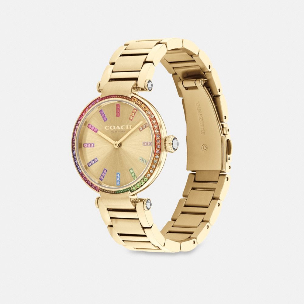 Coach Cary Watch 34 Mm Gold | 456-ZTBNQY