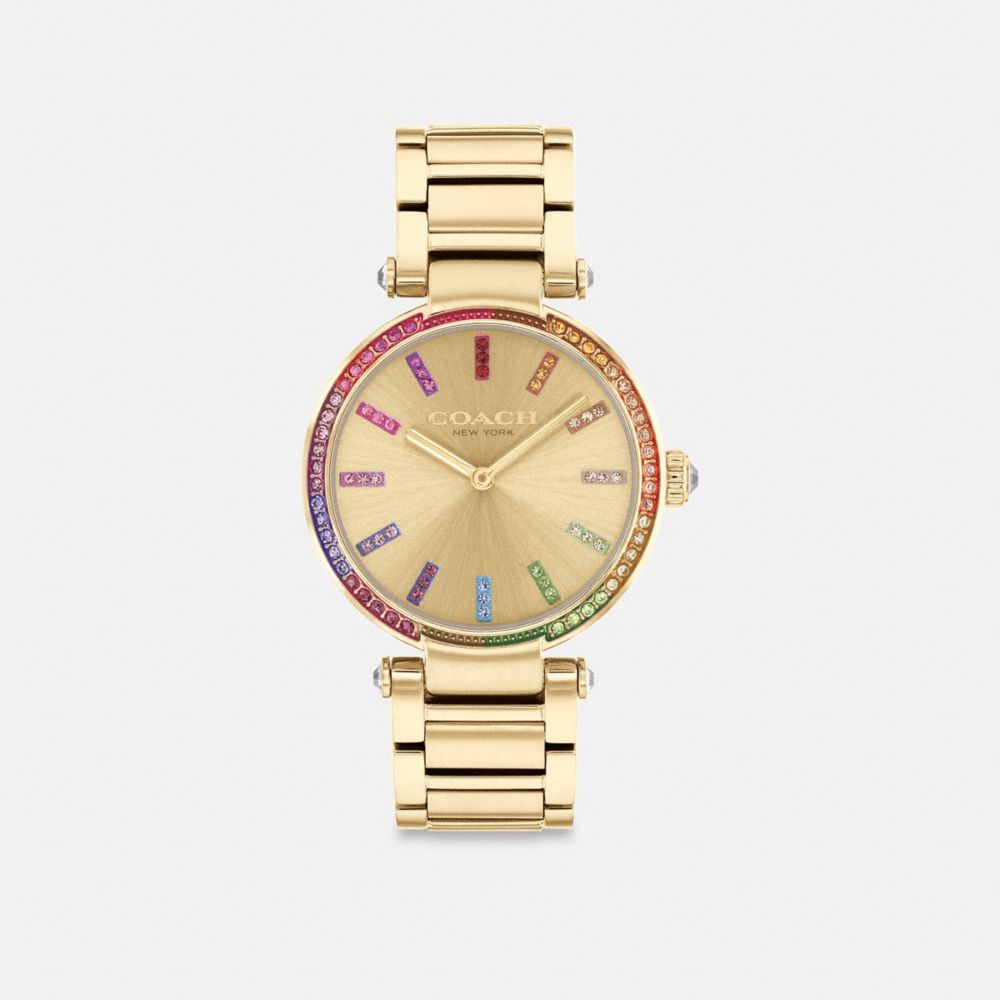 Coach Cary Watch 34 Mm Gold | 456-ZTBNQY