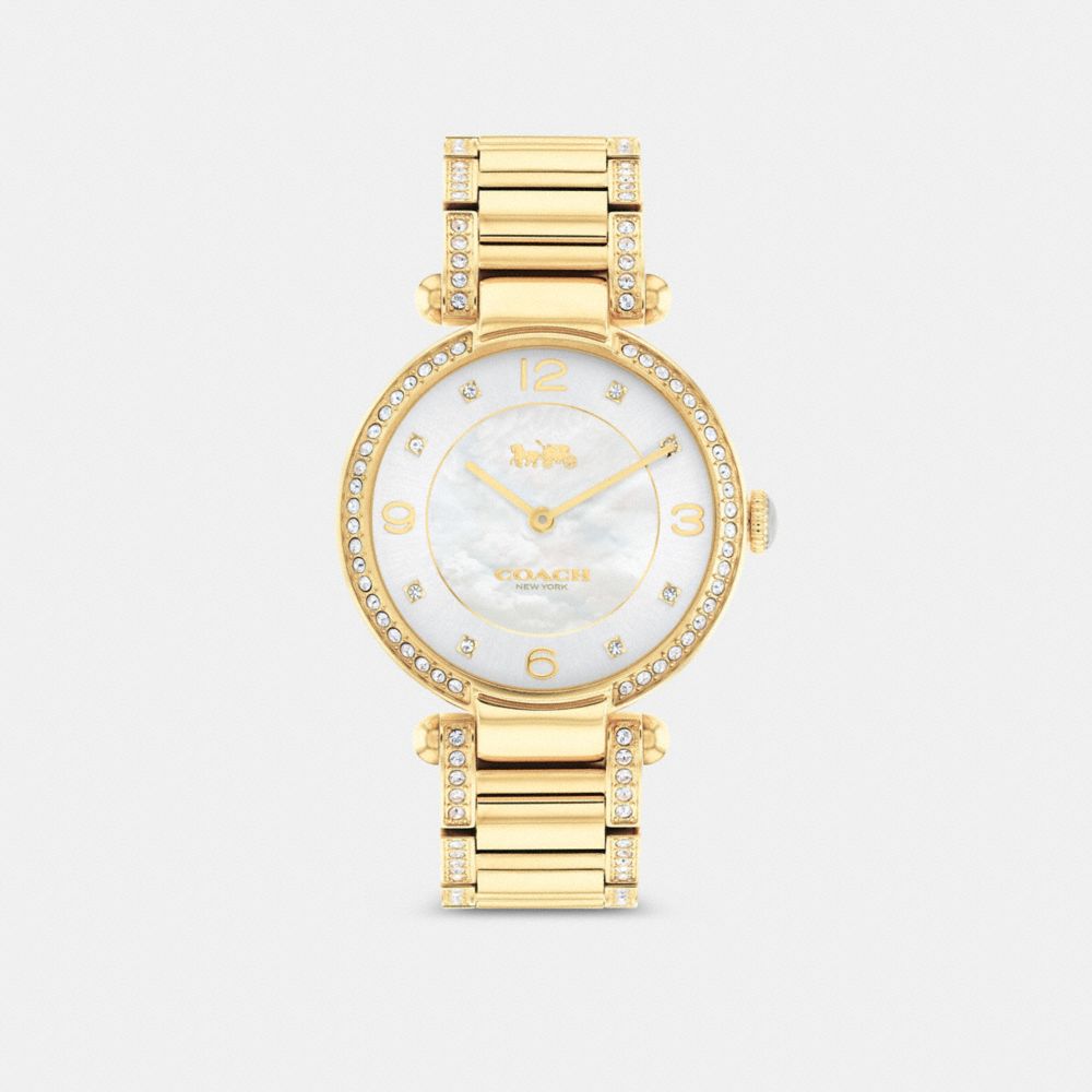 Coach Cary Watch 34 Mm Gold | 503-MUCSLI