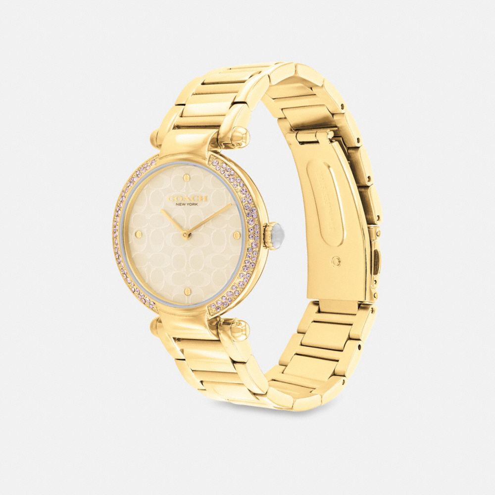 Coach Cary Watch 34 Mm Gold | 904-EQKGFW